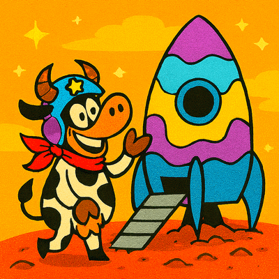 Histoire drôle de vaches sur Mars