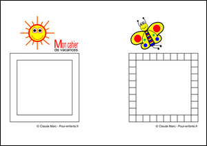 Pages de cahier de vacances gratuit maternelle frises à imprimer gratuitement pour enfants