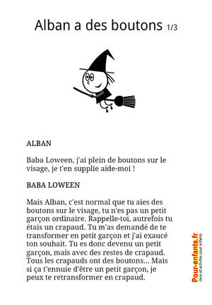 Texte d'Halloween Petite pice de thtre  jouer pendant Halloween Partie 1