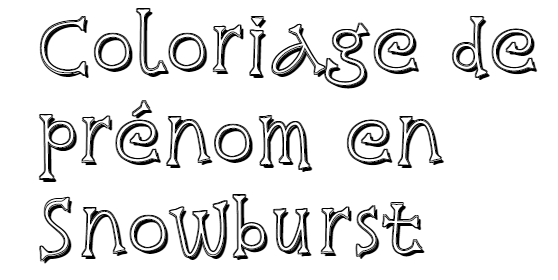 Coloriage Avec Son Prenom