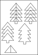 Dessin de sapin NOEL image sapins images dessins coloriage enfant gratuit à imprimer gratuitement