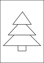 Dessin de sapin NOEL image sapins images dessins coloriage enfant gratuit à imprimer gratuitement