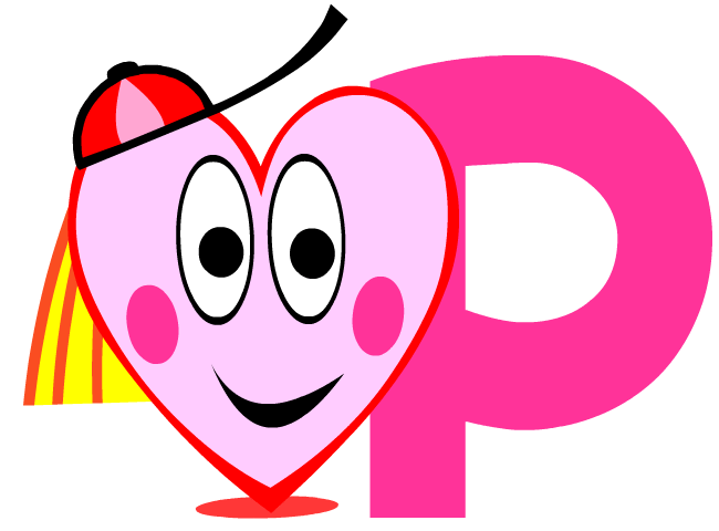alphabet pour enfants lettre P à imprimer gratuit P grande taille lettres P grand format