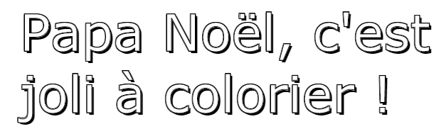 Coloriage de mots NOEL