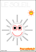 Jeux à imprimer maternelle jeu dessins A relier enfants de maternelle imprimer gratuitement dessin de soleil gratuit
