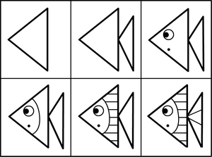 comment dessiner un poisson