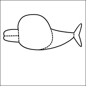 comment dessiner un dauphin