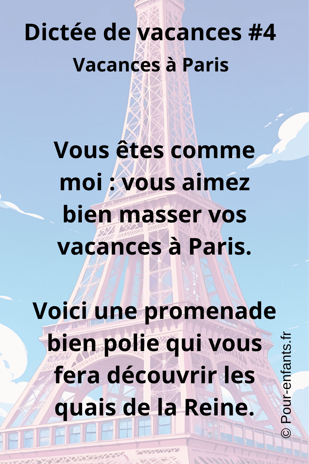 Dicte amusante Paris